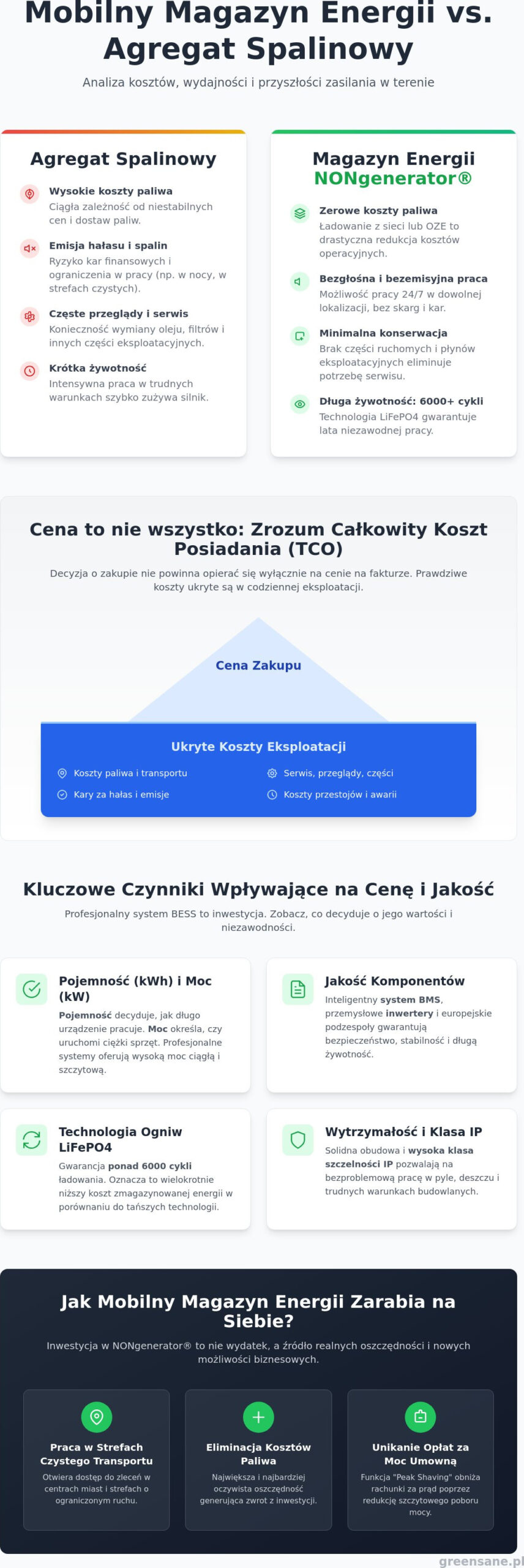 Mobilny magazyn energii cena: Przewodnik zakupowy dla firm w 2026 roku
