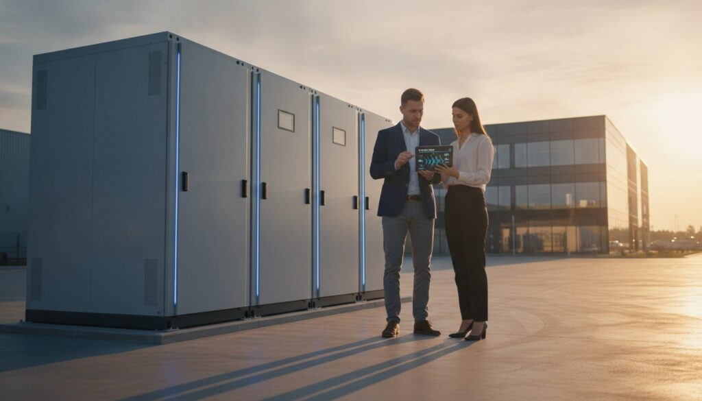 Stacjonarne magazyny energii dla biznesu: Kompletny przewodnik wdrożeniowy 2026