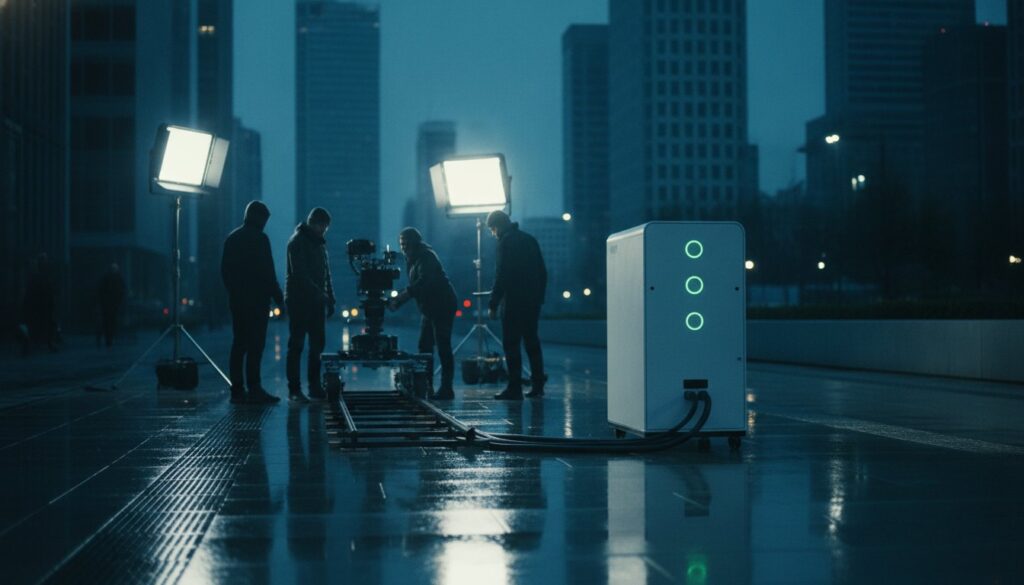 Zasilanie planu filmowego bez agregatu: Case study i przewodnik NONgenerator® 2026