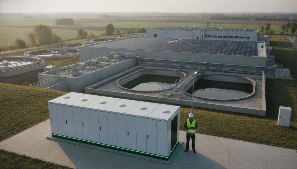 Magazyn energii dla oczyszczalni ścieków: Jak zoptymalizować koszty i bezpieczeństwo w 2026 roku?