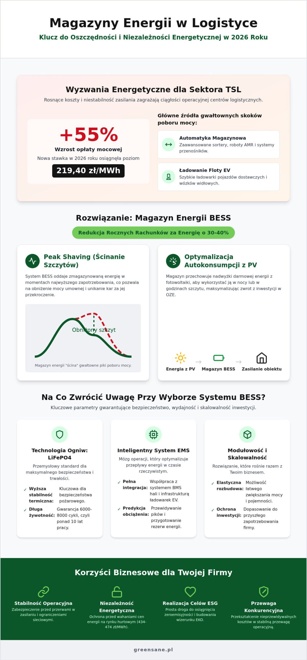 Magazyn energii dla centrum logistycznego: Przewodnik zakupowy 2026