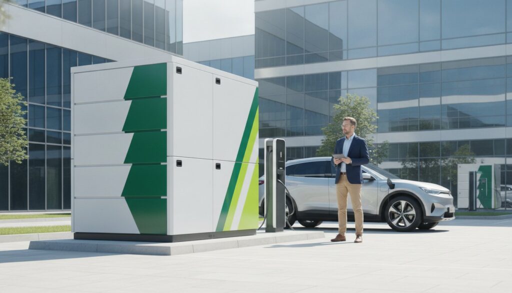 Magazyn energii dla stacji ładowania pojazdów elektrycznych: Przewodnik inwestora 2026